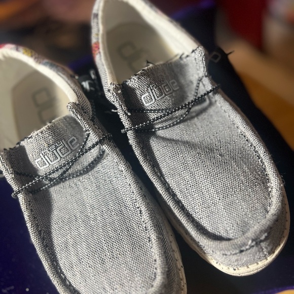 Hey Dude Gray Wendy Funk Slip-On Loafers - Picture 6 of 7